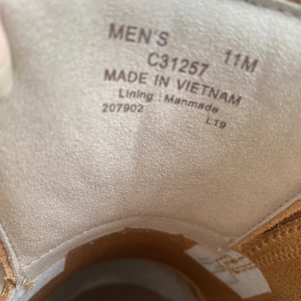 Cole Haan Zerogrand Stitchout Oxford shoes beige ivory suede 11M